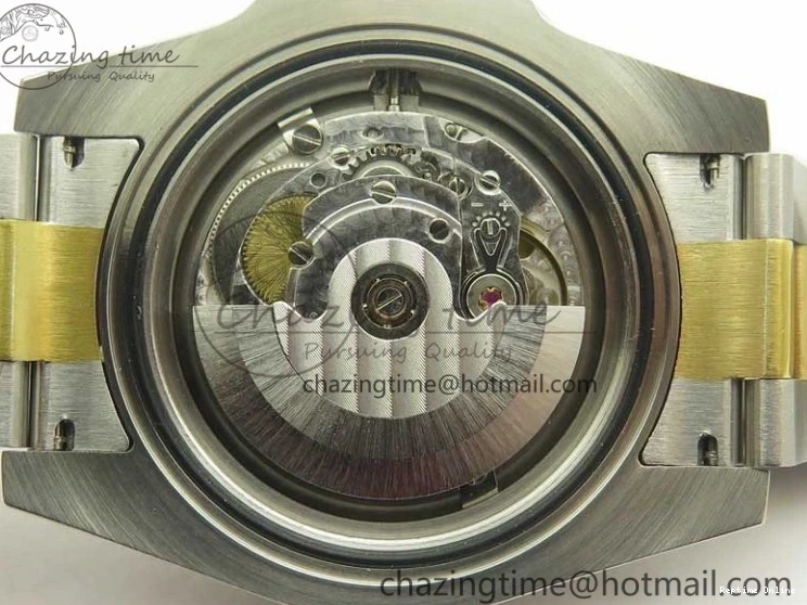 0504 GMT Master II 116713 GMF 904L Steel Edition Green Dial on SS YG Bracelet A Lightweight 3386